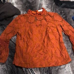 boho bell sleeve top